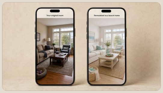 Home Redesigner — See the room rewritten before you move a thing.