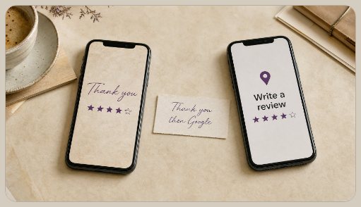 ReviewBoost — Turn happy visits into Google reviews.